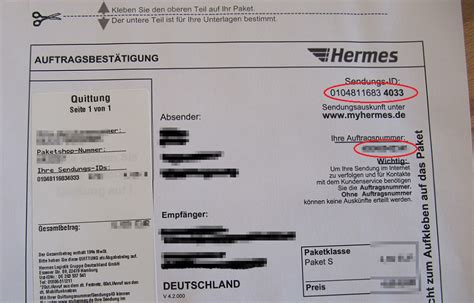 Hermes sendungsnummer verfolgen